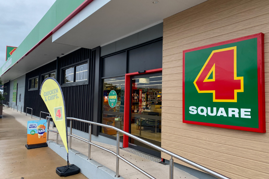 4Square Papamoa Beach Road Fascia Sign