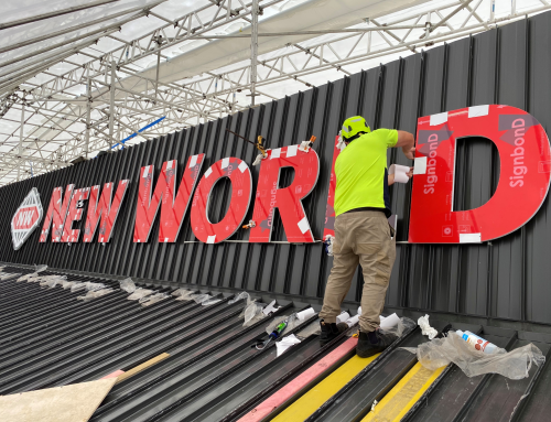 New World Signage Refresh