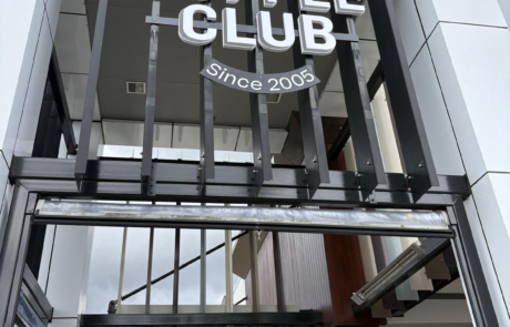 coffee club cnc floating sign Fascia Sign at The Coffee Club, produced by StarSign.